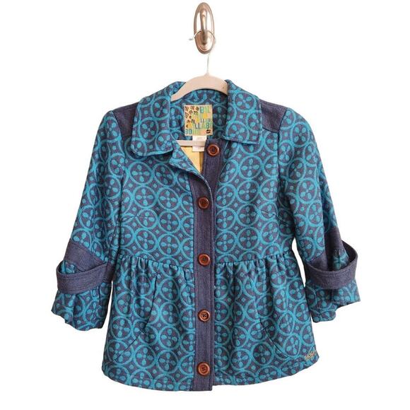 Vintage Billabong Blue Turquoise Jacket Size Small - Picture 1 of 12